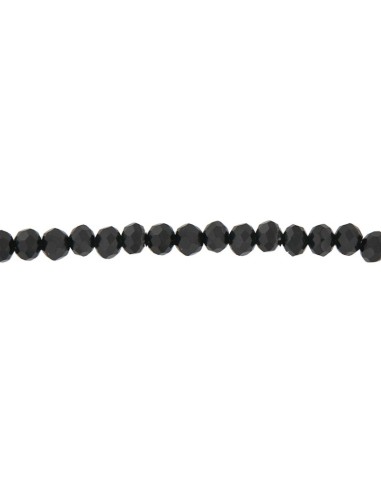 TO-155 - TOBILLERA CON PIEDRA NEGRA DE 22,5 CM + ALARGADOR