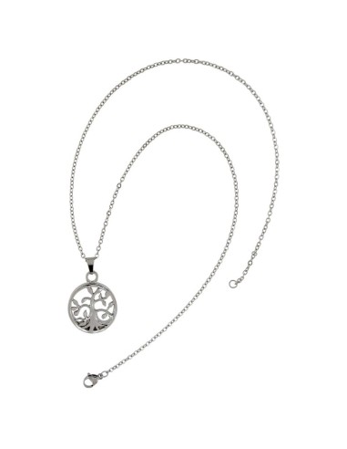 CE-14 - COLGANTE DE CENIZAS DE 23 MM EN FORMA CIRCULAR DE ÁRBOL DE LA VIDA