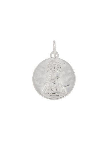 COLG-657 - COLGANTE PLATA VIRGEN DE LOS DESAMPARADOS DE 21 MM