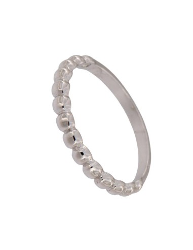 S-1828 - SORTIJA DE PLATA CON FORMAS CIRCULARES UNIDAS 