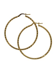 CRI-866 - CRIOLLA DE PLATA CHAPADA EN ORO CON DIBUJO DE 40 MM DIÁMETRO Y 2 MM GROSOR  2