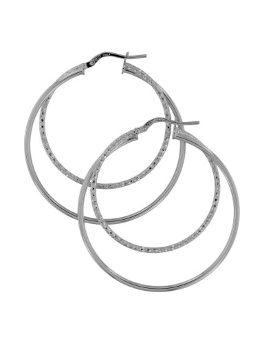 CRI-1305 - CRIOLLA DE PLATA DE 33 MM EXT. E 24 MM INT.
