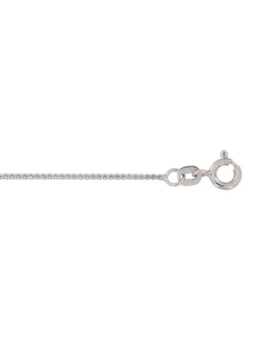 C-EGIP2,50X40RO - CADENA DE PLATA RODIO EGIPCIA PLANA DE 2,50 MM X 40 CM