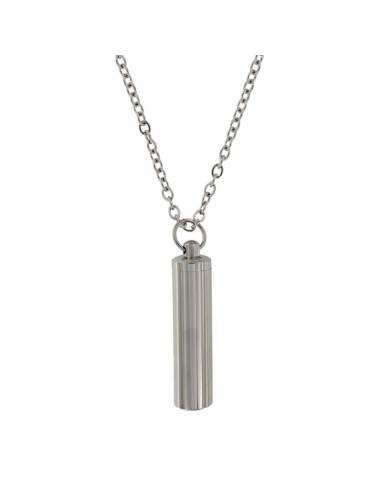CE-17 - COLGANTE DE CENIZAS DE 11 MM X 42 MM EN FORMA DE DE TUBO