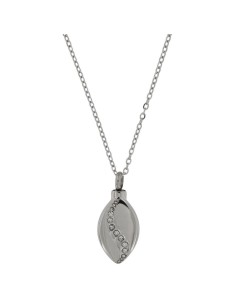 CE-19 - COLGANTE DE CENIZAS DE 28 MM X 16 MM EN FORMA DE ÓVALO CON CIRCONITA