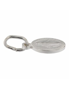 COLG-939 - COLGANTE DE PLATA MOTIVO DE LA MILAGROSA DE 7 MM X 12  MM 2