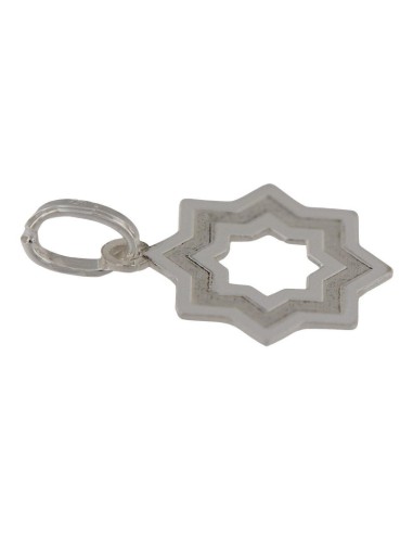 COLG-993 - COLGANTE ESTRELLA MUDÉJAR SATINADA 12MM