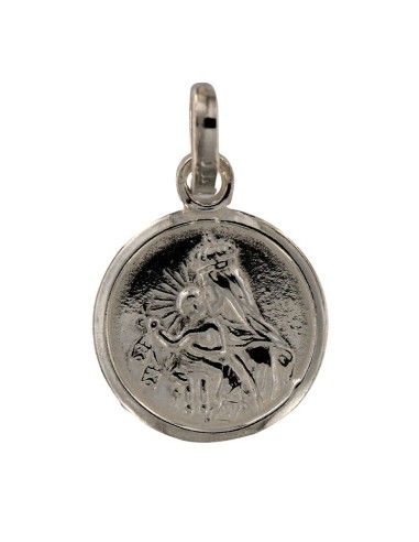 COLG-988 - COLGANTE DE PLATA ESCAPULARIO DE 9 MM