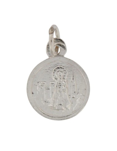 COLG-964 - COLGANTE PLATA VIRGEN DE LOS DESAMPARADOS DE 12 MM
