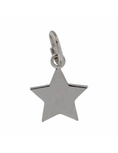 COLG-932 - COLGANTE DE PLATA ESTRELLA DE 8 MM
