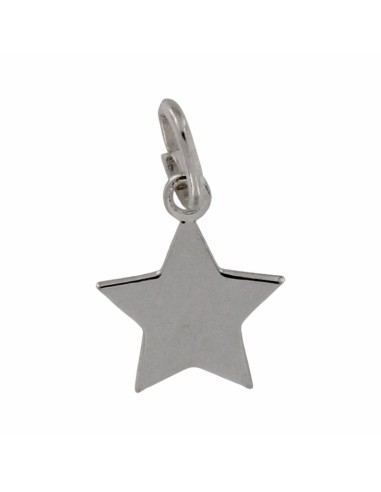 COLG-932 - COLGANTE DE PLATA ESTRELLA DE 8 MM