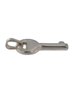 COLG-269 - COLGANTE DE PLATA CON MOTIVO DE LLAVE 32X15 MM 2