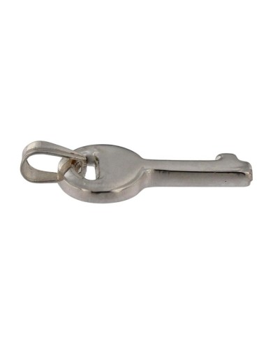 COLG-269 - COLGANTE DE PLATA CON MOTIVO DE LLAVE 32X15 MM