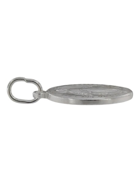 COLG-1005 - COLGANTE DE PLATA MILAGROSA DE 8 MM X 11 MM