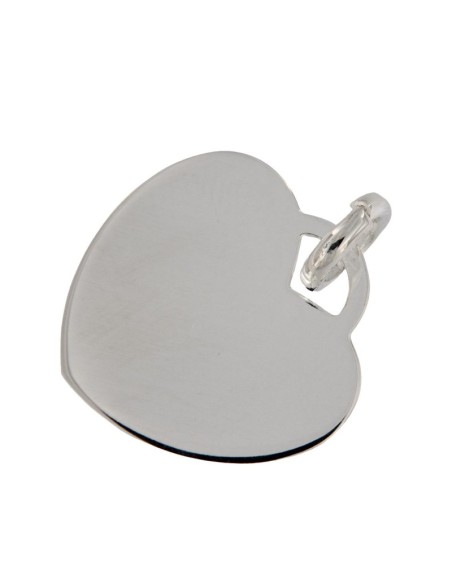COLG-931 - COLGANTE DE PLATA MOTIVO DE CORAZÓN 16 MM X 16 MM