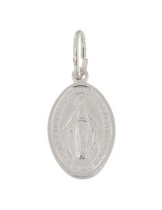 COLG-996 - COLGANTE DE PLATA MOTIVO DE LA VIRGEN DE LA MILAGROSA DE 14 MM X 19 MM