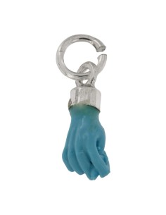 COLG-915 - COLGANTE PUÑO MINI AZUL 5 MM X 13 MM 2