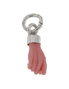 COLG-917 - COLGANTE PUÑO MINI ROSA 5 MM X 13 MM 2