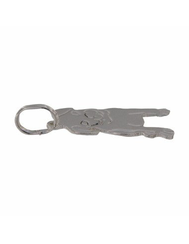 COLG-968 - COLGANTE DE PLATA CON MOTIVO DE PERRO DE 23 MM X 11 MM