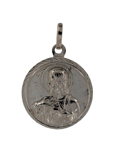 COLG-987 - COLGANTE DE PLATA ESCAPULARIO DE 25 MM