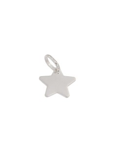 COLG-876 - COLGANTE DE PLATA EN FORMA DE ESTRELLA 13X14 MM