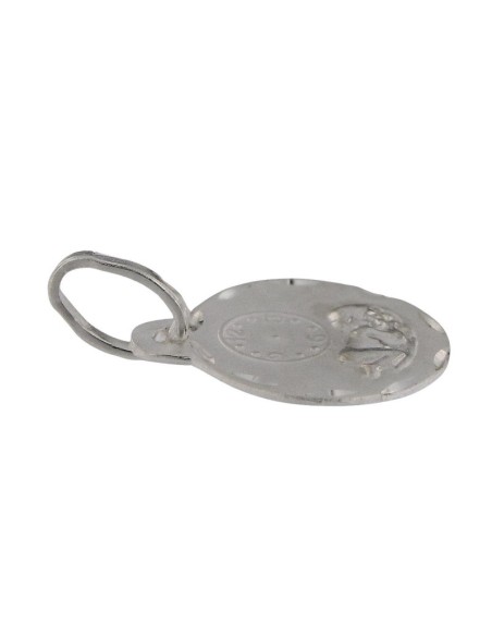 COLG-743 - COLGANTE PLATA MEDALLA DE LA HORA DE 20 MM