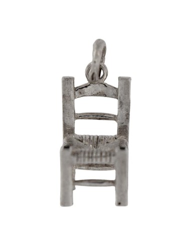 COLG-910 - COLGANTE DE PLATA CON FORMA DE SILLA 17X10 MM