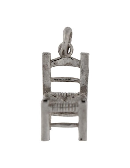 COLG-910 - COLGANTE DE PLATA CON FORMA DE SILLA 17X10 MM