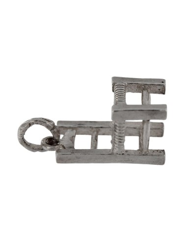 COLG-910 - COLGANTE DE PLATA CON FORMA DE SILLA 17X10 MM