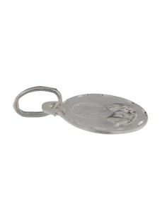 COLG-742 - COLGANTE PLATA MEDALLA DE LA HORA DE 20 MM 2
