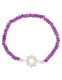 COLG-902 - ENTREPIEZA PULSERA ESTRELLA MUDÉJAR LISA DE 14 MM 2
