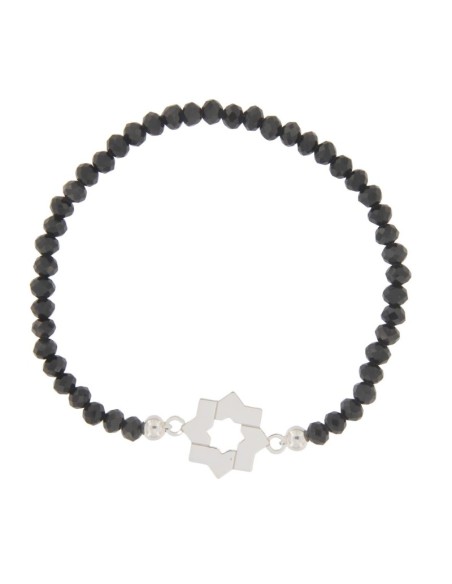 COLG-902 - ENTREPIEZA PULSERA ESTRELLA MUDÉJAR LISA DE 14 MM