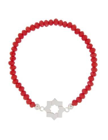 COLG-902 - ENTREPIEZA PULSERA ESTRELLA MUDÉJAR LISA DE 14 MM