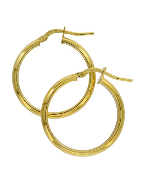 CRI-1052 - CRIOLLA DE PLATA CHAPADA EN ORO DE 10 MM 