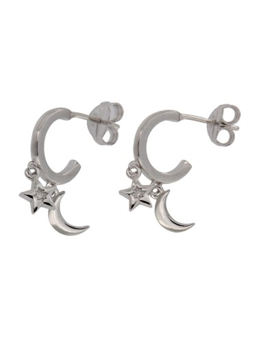 CRI-539 - CRIOLLA DE PLATA CON MOTIVO DE LUNA Y ESTRELLA