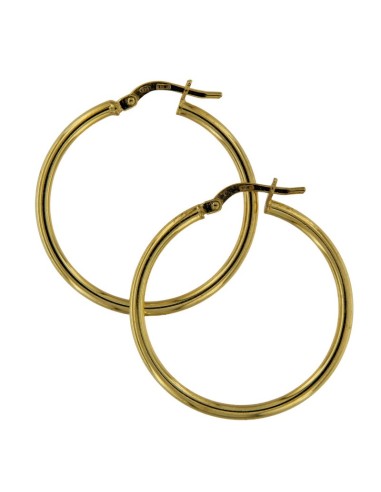 CRI-1127 - CRIOLLA DE PLATA CHAPADA EN ORO DE 2 MM X 30 MM