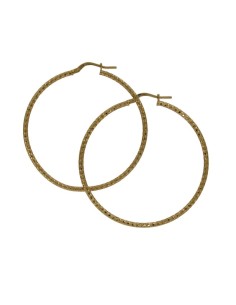 CRI-890 - CRIOLLA DE PLATA CHAPADA EN ORO MARTILLADA DE 42 MM DIÁMETRO Y 2 MM DE GROSOR 2