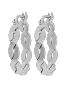 CRI-1157 - CRIOLLA DE PLATA ENTRELAZADA DE 20 MM
