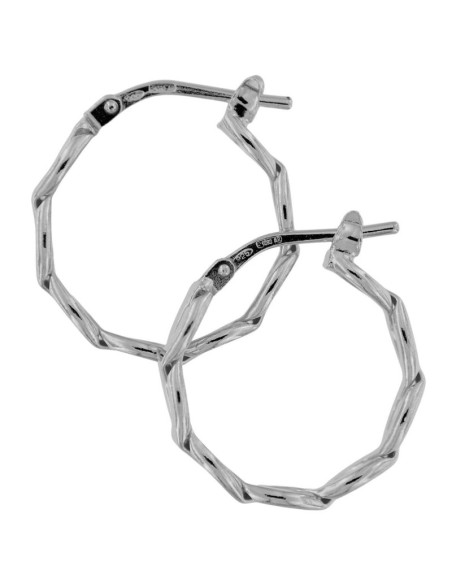 CRI-1157 - CRIOLLA DE PLATA ENTRELAZADA DE 20 MM