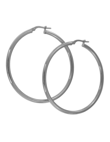 CRI-761 - CRIOLLA DE PLATA REDONDEADO DE 3 MM Y 40 MM DIÁMETRO
