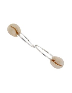 CRI-801 - CRIOLLA DE PLATA DE 1,5X22 MM Y CONCHA COLGANTE 2