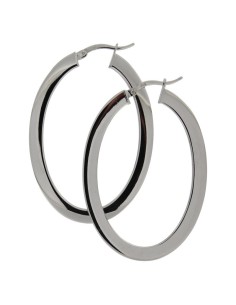 CRI-1037 - CRIOLLA DE PLATA CON MOTIVO OVALADO DE 25 MM X 40 MM 2