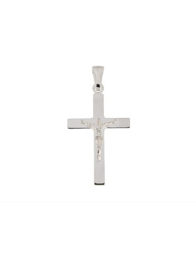 CRUZ-291 - CRUZ DE PLATA CON CRISTO DE 30 MM X 20 MM