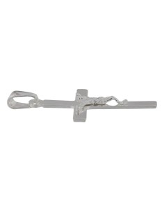 CRUZ-291 - CRUZ DE PLATA CON CRISTO DE 30 MM X 20 MM 2