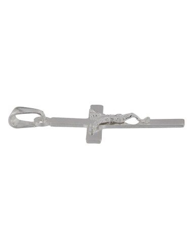 CRUZ-291 - CRUZ DE PLATA CON CRISTO DE 30 MM X 20 MM