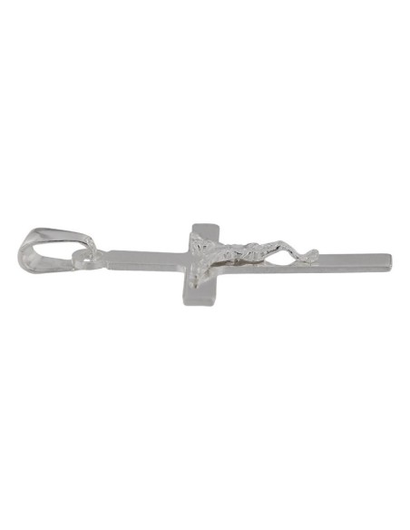 CRUZ-291 - CRUZ DE PLATA CON CRISTO DE 30 MM X 20 MM