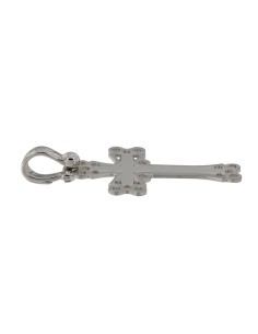 CRUZ-323 - CRUZ DE PLATA MATE Y BRILLO DE 15 MM X 24 MM  2