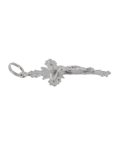 CRUZ-295 - CRUZ DE PLATA CON CRISTO  DE 33 MM X 19 MM