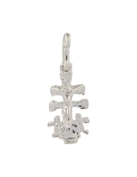 CRUZ-288 - CRUZ DE PLATA DE CARAVACA DE 11 MM X 6 MM