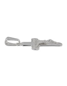CRUZ-294 - CRUZ DE PLATA CON CRISTO DE 22 MM X 14 MM 2